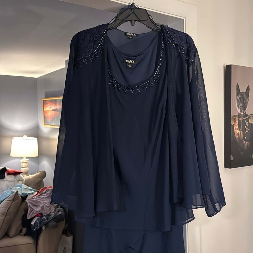 Blue mother of the brides dress. Worn once